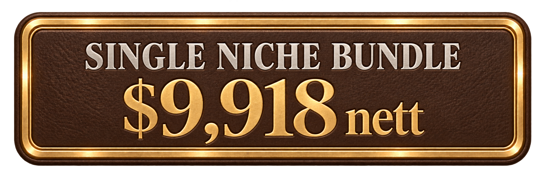Silver Heading, Gold Price Plaque
